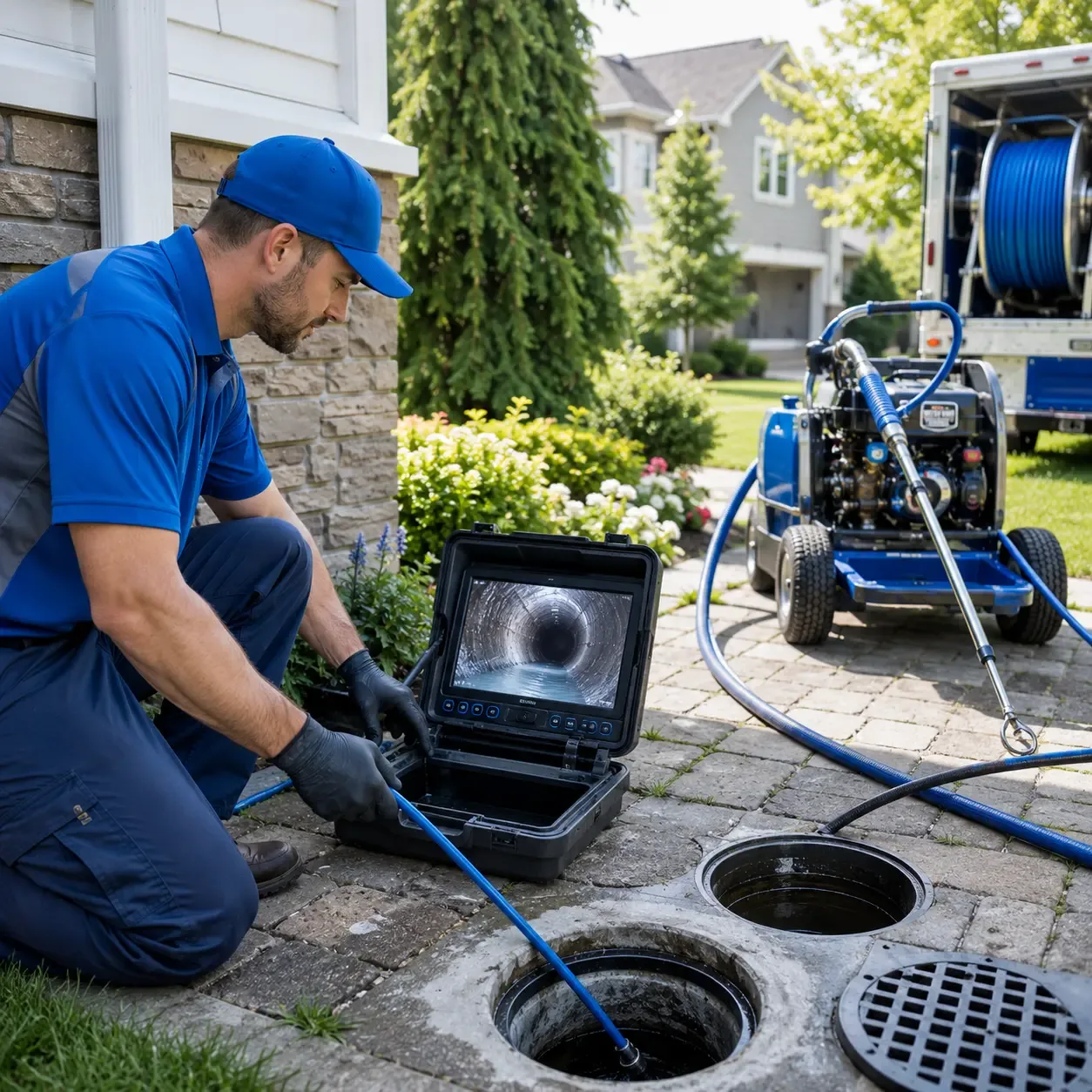 Outdoor drain cleaning professionals serving Kirkland, IL