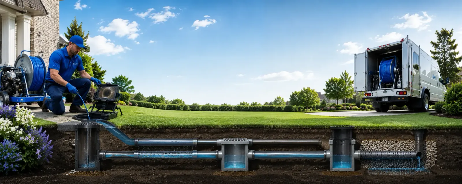 Outdoor drain cleaning information for Kirkland, IL